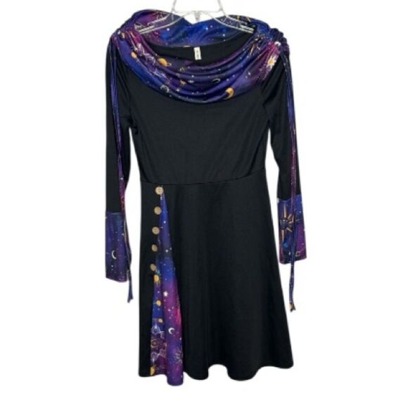 Dressfo Celestial Sun And Moon Dress. Size 6. - Picture 1 of 11